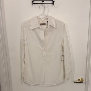 i.e Classic White Collard Shirt
